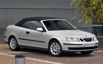 Картинка saab convertible 8t uk spec автомобили