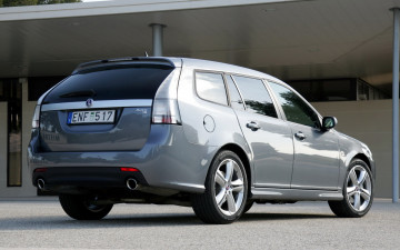 Картинка saab sport combi aero автомобили