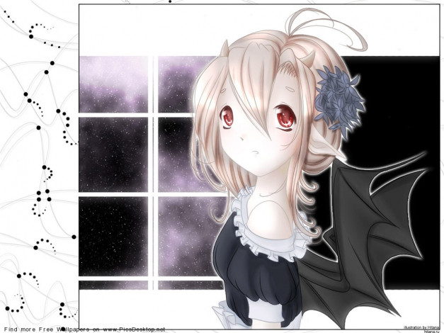 Обои картинки фото аниме, angels, demons