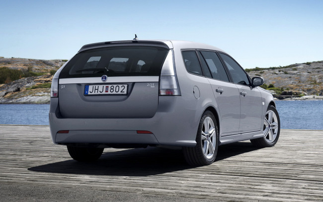 Обои картинки фото saab, sport, combi, автомобили