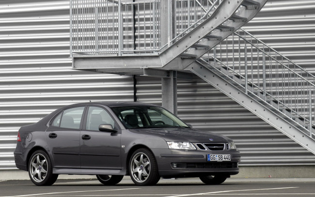 Обои картинки фото saab, sport, sedan, aero, performance, by, hirsch, автомобили