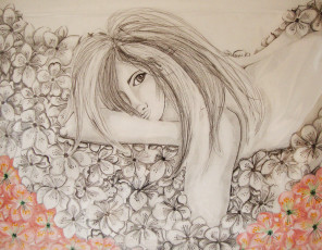 Картинка рисованные люди laura davies