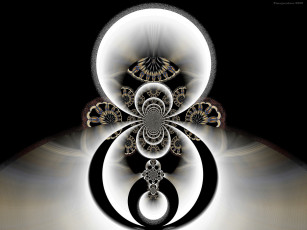 Картинка 3д графика fractal фракталы