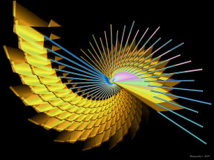 Картинка 3д графика fractal фракталы