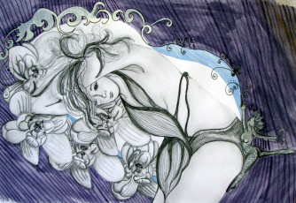 Картинка рисованные люди laura davies