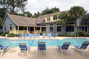 Картинка города здания дома бассейн