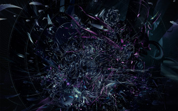 Картинка 3д графика abstract абстракции