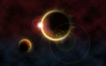 Картинка космос арт планеты