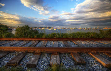 Картинка разное транспортные средства магистрали рельсы