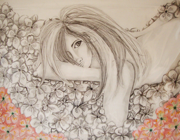 Обои картинки фото рисованные, люди, laura, davies