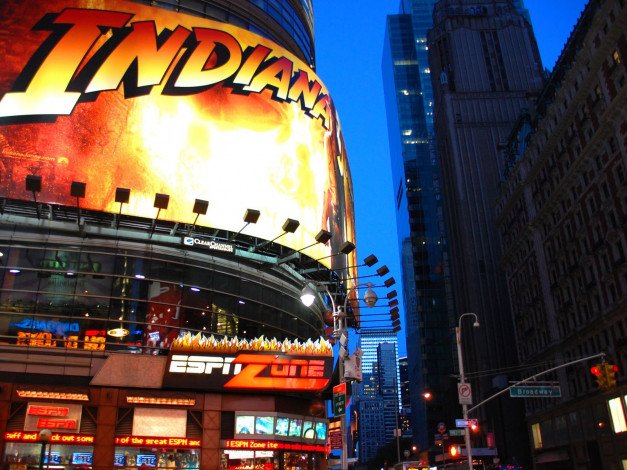 Обои картинки фото города, огни, ночного, ny