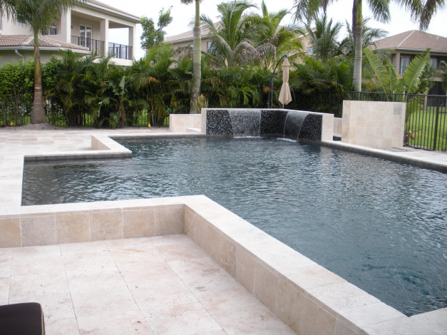 Обои картинки фото интерьер, бассейны, открытые, площадки, бассейн