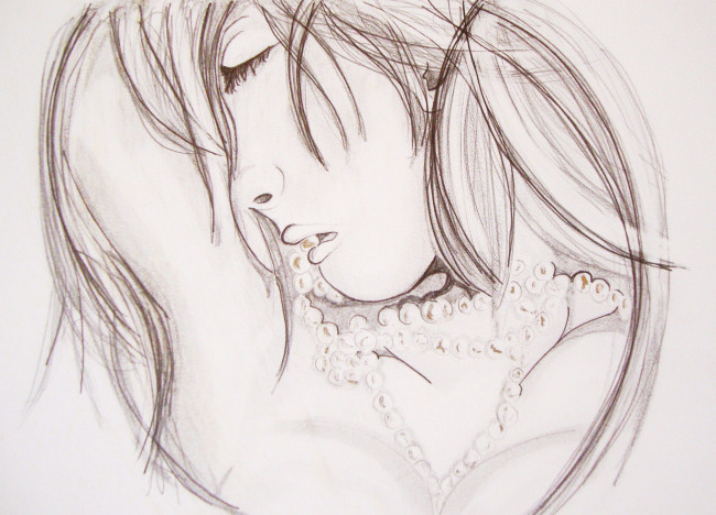 Обои картинки фото рисованные, люди, laura, davies