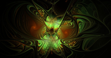 Картинка 3д графика fractal фракталы фон узор цвета