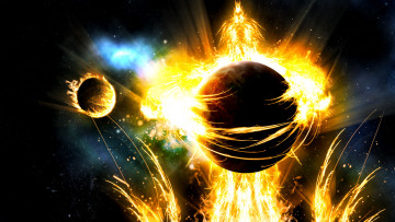 Картинка космос арт планеты