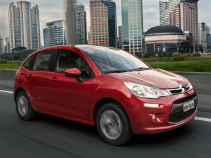Картинка автомобили citroen c3 citroеn br-spec красный