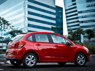обоя автомобили, citroen, красный, br-spec, citroеn, c3