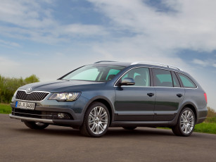 Картинка автомобили skoda outdoor 2014г combi superb