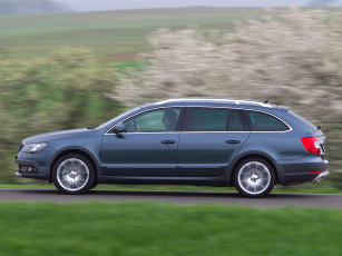 Картинка автомобили skoda outdoor combi 2014г superb