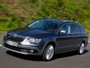 обоя автомобили, skoda, superb, outdoor, 2014г, combi