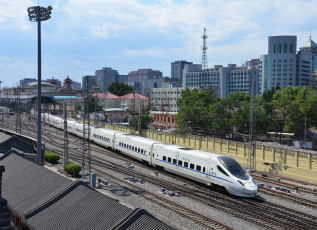 Картинка техника поезда железная дорога рельсы локомотив состав