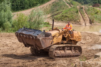 Картинка техника бульдозеры+на+гусенецах ковш бульдозер