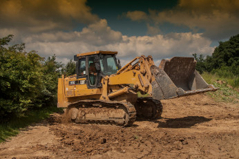 Картинка техника бульдозеры+на+гусенецах ковш бульдозер