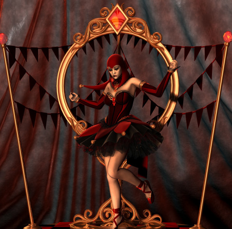 Обои картинки фото 3д графика, люди , people, взгляд, девушка