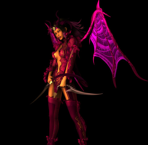 Обои картинки фото 3д графика, существа , creatures, демон