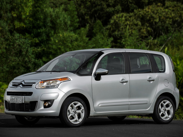 Обои картинки фото автомобили, citroen, светлый, br-spec, c3, citroеn, picasso