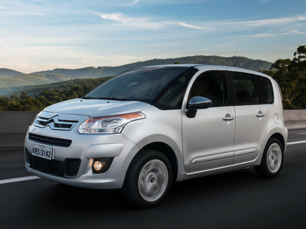 Обои картинки фото автомобили, citroen, светлый, br-spec, picasso, citroеn, c3