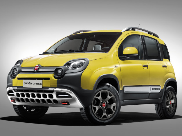 Обои картинки фото автомобили, fiat, 319, 2014г, cross, panda