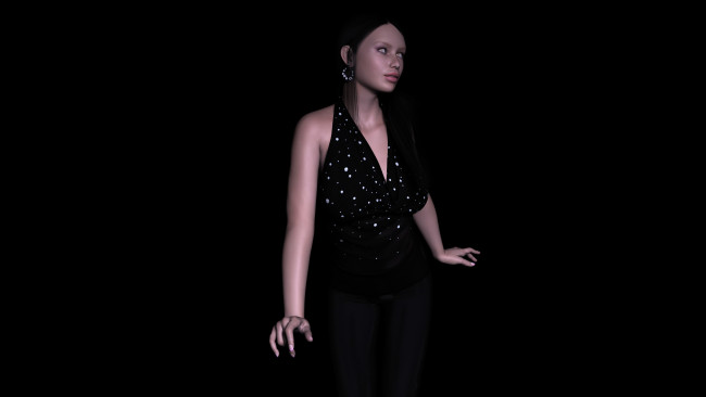 Обои картинки фото maggy, 3д графика, люди , people, девушка, рыжая, взгляд