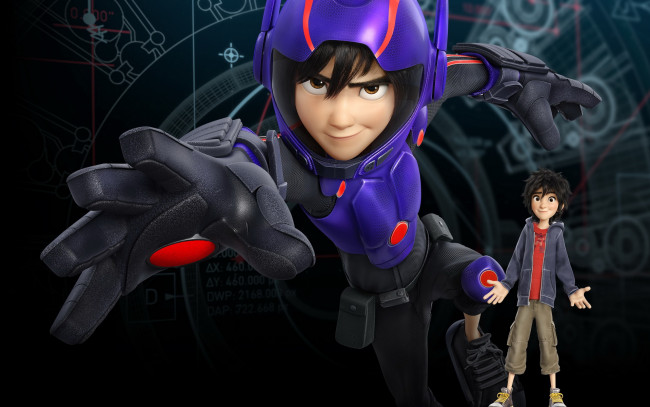 Обои картинки фото мультфильмы, big hero 6, персонажи