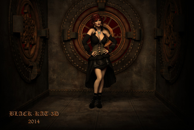 Обои картинки фото 3д графика, люди , people, взгляд, девушка