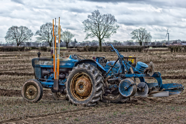 Обои картинки фото техника, тракторы, трактор, поле