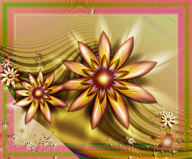 Картинка 3д+графика цветы+ flowers узор фон цвета лепестки