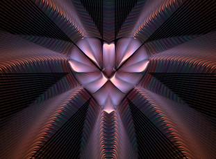 Картинка 3д+графика фракталы+ fractal узор фон цвета