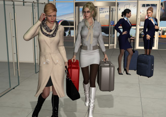 Картинка she+wolf+ii 3д+графика фантазия+ fantasy девушки взгляд фон