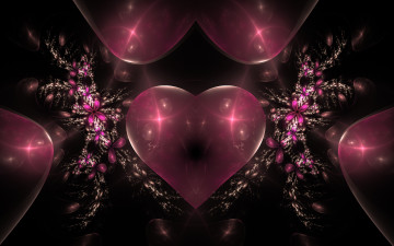 Картинка 3д+графика фракталы+ fractal узор фон цвета