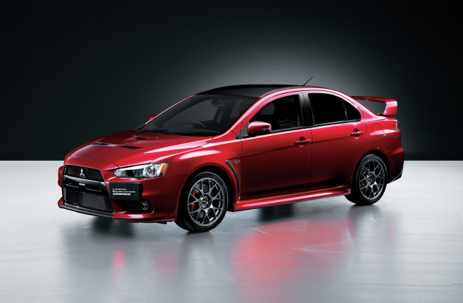 Обои картинки фото автомобили, mitsubishi, 2015г, final, edition, lancer, evolution, x, красный