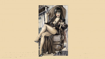 Картинка рисованное люди фон девушка кресло сигарета взгляд