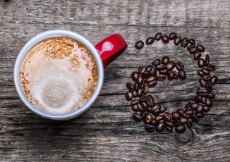 Картинка еда кофе +кофейные+зёрна питье
