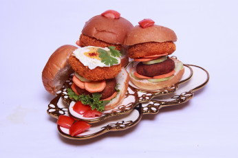 Картинка еда бутерброды +гамбургеры +канапе бутер