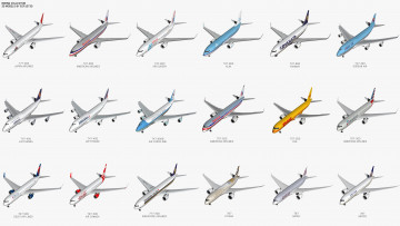Картинка авиация 3д рисованые v-graphic самолет полет