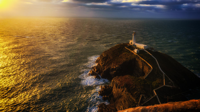 Обои картинки фото природа, маяки, маяк, побережье