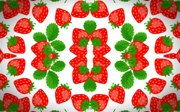 Картинка векторная+графика еда+ food фон клубника