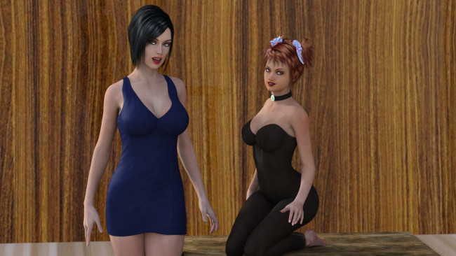 Обои картинки фото 3д графика, фантазия , fantasy, девушки, взгляд, фон