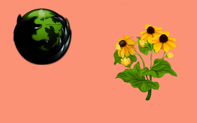 Обои картинки фото компьютеры, mozilla firefox, фон, логотип