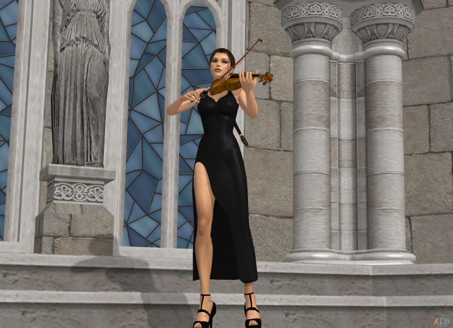 Обои картинки фото 3д графика, люди , people, фон, взгляд, девушка